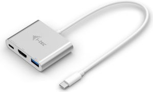 Kabel USB I-TEC USB-C na HDMI + USB + USB-C Biały (C31AHDMIPD) 1
