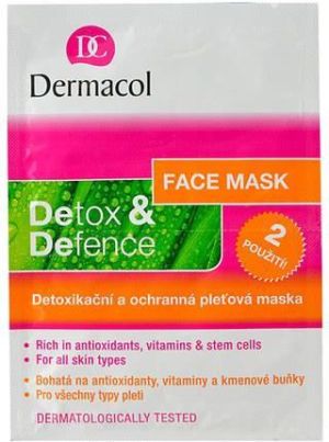 Dermacol Detox&Defence Face Mask Maseczka do twarzy 16g 1