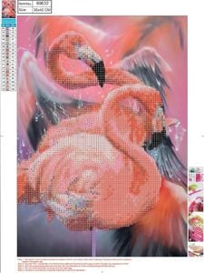 Centrum Mozaika diamentowa 5D 30x40cm Flamingo 89632 1