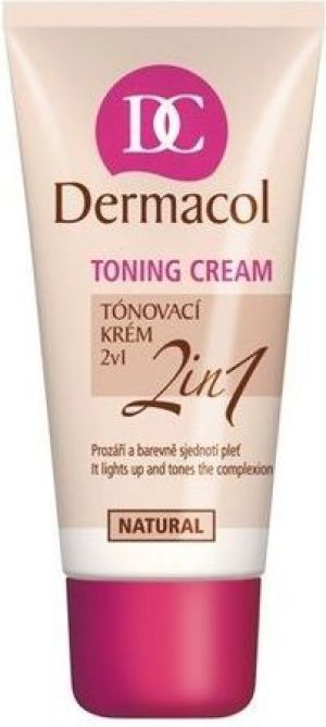 Dermacol Toning Cream 2in1 Krem koloryzujący Natural 30ml 1