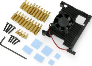 Raspberry Pi Obudowa-radiator-wentylator Alloy Heatsink Raspberry Pi 4B (DNG-18128) 4