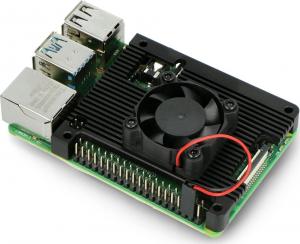 Raspberry Pi Obudowa-radiator-wentylator Alloy Heatsink Raspberry Pi 4B (DNG-18128) 5