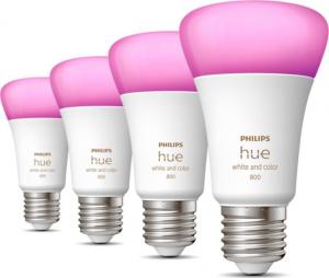 Philips Hue Żarówka E27 6.5W RGBW BT 4-pak 1