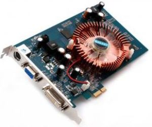Karta graficzna Galax GeForce 7300 7300GT 128MB DDR3/128bit TV/DVI Uwaga PCI-E x1 !1,4ns 500/1000 1