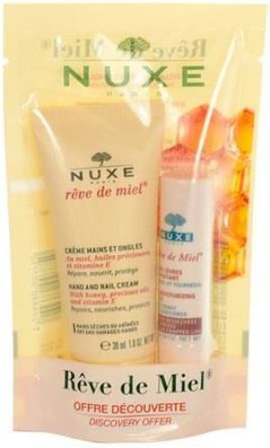 Nuxe Reve de Miel Hand And Nail Cream Zestaw dla kobiet 1