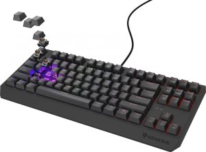 Mysz Genesis ZIRCON 500 WIRELESS (NMG-2113) + Klawiatura Thor 230 TKL Outemu Brown 23