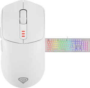 Mysz Genesis ZIRCON 500 WIRELESS (NMG-2114) + Klawiatura Thor 303 - Outemu Brown 1