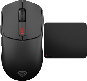 Mysz Genesis ZIRCON 500 WIRELESS  (NMG-2113) + Podkładka Carbon 500 L LOGO 1