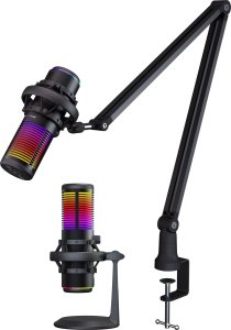 Mikrofon PREYON Mikrofon Osprey Scream (POS43B) + Neon ścienny WASD Purple Eye Bait (PBEB12GO) 2