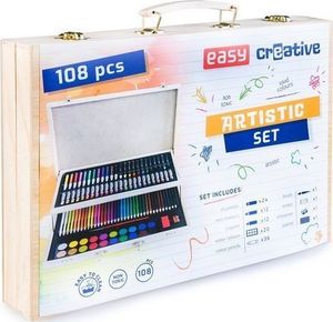 Easy Stationery Zestaw artystyczny 108 elementów EASY 2
