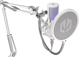 Słuchawki Endorfy Słuchawki Endorfy Viro Onyx White (EY1A004) + Mikrofon Solum Streaming Onyx White 24