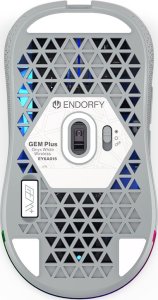 Mysz Endorfy Mysz Endorfy GEM Plus Wireless Onyx White (EY6A015) + Podkładka Cordura Speed XL 10