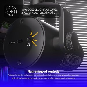 Mikrofon Endorfy Mikrofon Endorfy Solum Studio (EY1B009) + Słuchawki Viro Plus USB 8