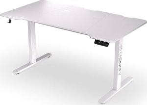 Biurko Endorfy Biurko Endorfy Atlas L Electric Białe 150 cmx78 cm + Uchwyt na monitor Atlas Single Onyx White 12