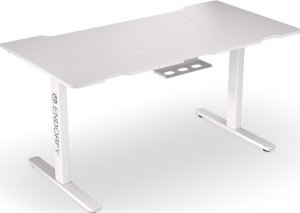 Biurko Endorfy Biurko Endorfy Atlas L Electric Białe 150 cmx78 cm + Uchwyt na monitor Atlas Single Onyx White 13