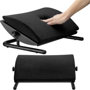 Krzesło biurowe Mozos Krzesło biurowe Mozos Ergo-C Czarne + FS3 - Podnóżek biurowy, czarny 6