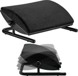 Krzesło biurowe Mozos Krzesło biurowe Mozos Ergo-C Czarne + FS3 - Podnóżek biurowy, czarny 7