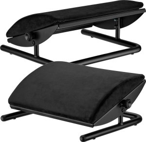 Krzesło biurowe Mozos Krzesło biurowe Mozos Ergo-C Czarne + FS3 - Podnóżek biurowy, czarny 8