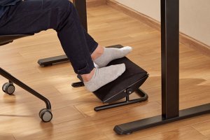 Krzesło biurowe Mozos Krzesło biurowe Mozos Ergo-C Czarne + FS3 - Podnóżek biurowy, czarny 9