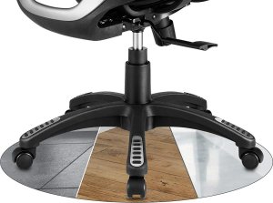 Krzesło biurowe Mozos Krzesło biurowe Mozos Ergo-C Czarne + FS5 - Podnóżek biurowy, czarny 3