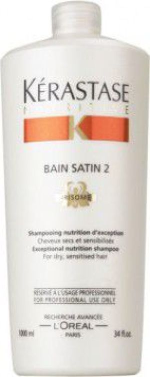 Kerastase Nutritive Bain Satin 2 Irisome Dry Sensitised Hair Szampon do włosów suchych/wrażliwych 1000ml 1