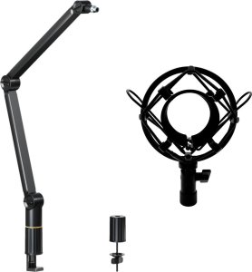 Mozos Mozos Statyw biurkowy (SB38-BK) + Kosz antywibracyjny 48-54mm SHM2 11