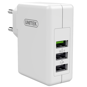 Ładowarka Unitek Ładowarka Unitek 3x USB 2.4A + Quick Charge 2.0 FAST (Y-P537A) 1