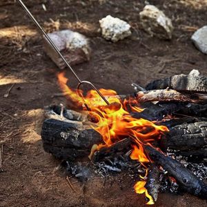 Alpenburg WIDELEC KIJ TELESKOPOWY DO OGNISKA PIECZENIA KIEŁBASEK 4 szt. 4