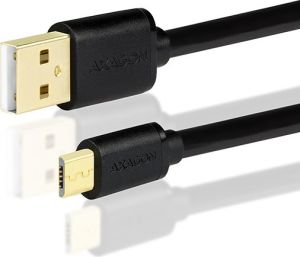 Kabel USB Axagon USB-A - Czarny (BUMM-AM02QB) 1