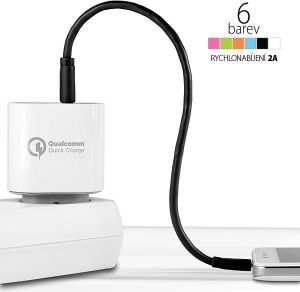 Kabel USB Axagon HQ Kabel Micro USB <-> USB A, biały, 1 m (BUMM-AM10QW) 5