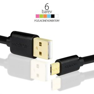 Kabel USB Axagon HQ Kabel Micro USB <-> USB A, biały, 1 m (BUMM-AM10QW) 8