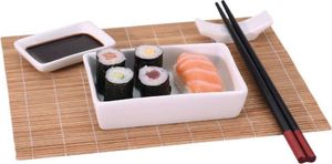 EXCELLENT HOUSWARE ZESTAW DO SERWOWANIA SUSHI dla 2 osób 12 elementów 7