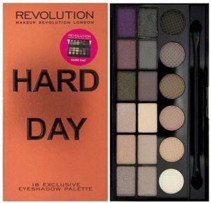Makeup Revolution Hard Day Eyeshadow Palette 13g 1