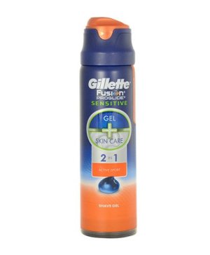 Gillette Fusion Proglide Sensitive Shave Gel 2in1 Żel do golenia Active Sport 170ml 1