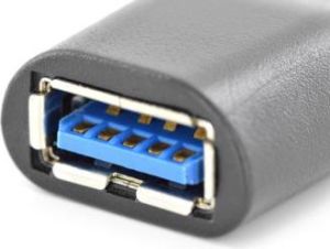 Adapter USB Digitus USB-C - USB Czarny  (AK-300506-000-S) 3