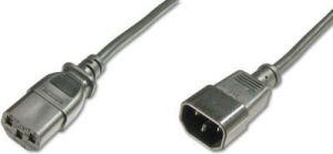 Kabel zasilający Digitus przedłużający zasilający Typ IEC C14 - IEC C13, czarny, 1.2m (AK-440201-012-S) 1