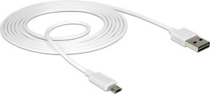 Kabel USB Delock USB-A - USB-B 2 m Biały (84808) 2