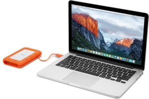 Dysk zewnętrzny HDD LaCie HDD 1 TB Pomarańczowo-szary (STEV1000400) 7