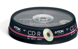 TDK CD-R/10/Cake 700MB 52x Audio 1