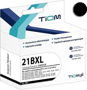 Tusz Tiom Tusz zamiennik Tiom HP 21 XL C9351CE black 1