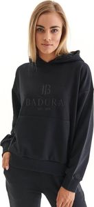 Badura Bluza damska kangurka z kapturem zdobiona haftowanym logo Badura M 1