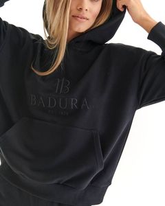 Badura Bluza damska kangurka z kapturem zdobiona haftowanym logo Badura M 6