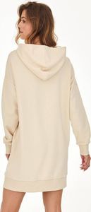 Badura Długa, luźna bluza damska z kapturem i haftowanym logo Badura S 3