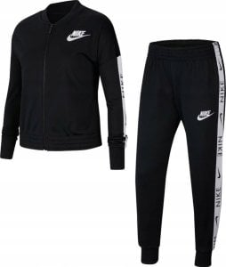 Nike Dres Nike Sportswear Girls Tracksuit CU8374 010 CU8374 010 czarny M (137-147cm) 1