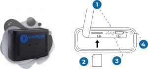 Moduł GPS Calmean Lokalizator GPS Samochodu 20dni Magnes SIM CALMEAN 10