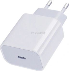 Ładowarka R2 Invest 1x USB-C 3 A (Charger Android iPhone 3A 5A TYP C white) 1