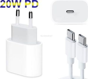 Ładowarka R2 Invest 1x USB-C 3 A (Charger Android iPhone 3A 5A TYP C white) 2