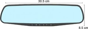 Wideorejestrator Techonic Wideorejestrator kamera REJESTRATOR JAZDY FULL HD w lusterku z kamerą cofania 3
