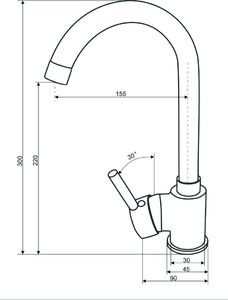 Bateria kuchenna Brenor Algea stojąca piaskowa (090 923 501) 2
