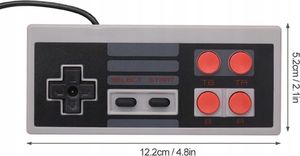 Techonic Konsola RETRO 620 gier czarna + 2 pady 9